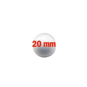 BOLA DE ISOPOR 20MM- UNIDADE