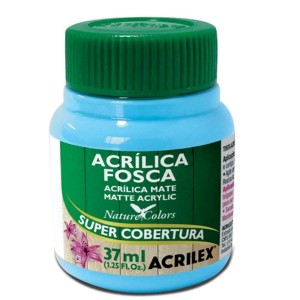 TINTA ACRILICA FOSCA 37ML AZUL CELESTE ACRILEX