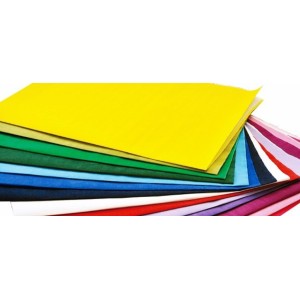 Papel Camurca Folha 40X60cm Cores Diversas - Unidade 