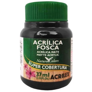 TINTA ACRILICA FOSCA 37ML PRETO ACRILEX
