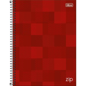 Caderno Universitario 1 Materia 80fls Zip Cores Capa Dura TILIBRA