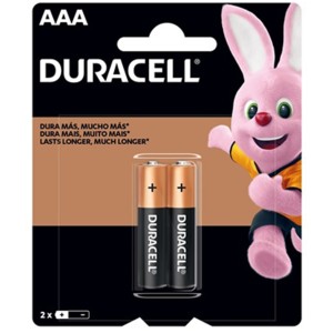 Pilha AAA Palito Alcalina C/2 DURACELL