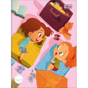 CADERNO CALIGRAFIA BROCHURA 40FLS CAPA DURA SAPECA FEMININO TILIBRA