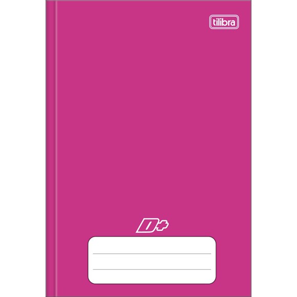 CADERNO BROCHURA PEQUENO 1/4 96FLS ROSA D+ TILIBRA