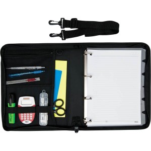 Fichário Universitário Com Zíper Zip Multi Preto TILIBRA
