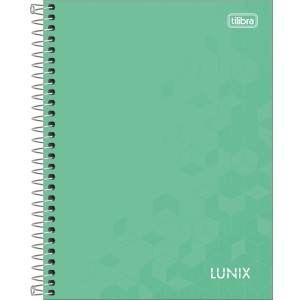 CADERNO ESPIRAL PEQUENO 1/4 80FLS LUNIX TILIBRA