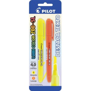 KIT Marca Texto Amarelo | Laranja Lumi Color 200-SL Blister - PILOT