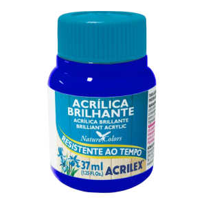 TINTA ACRILICA BRILHANTE 37ML AZUL TURQUESA ACRILEX