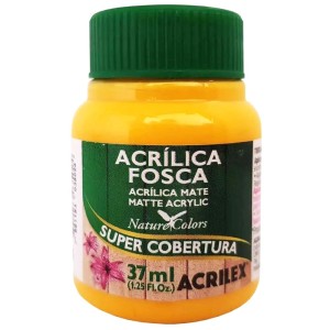 TINTA ACRILICA FOSCA 37ML AMARELO OURO ACRILEX