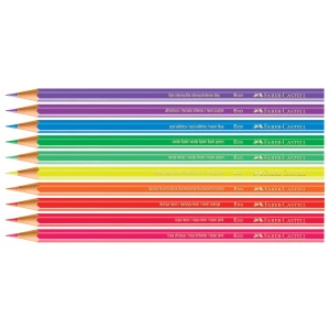 LAPIS DE COR 10 CORES PASTEL FABER CASTELL