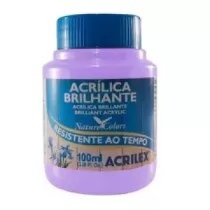 TINTA ACRILICA BRILHANTE 100ML LILAS ACRILEX