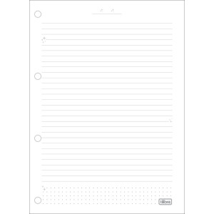 BLOCO FICHARIO UNIVERSITARIO 80FLS CAPRICHO TILIFLEX TILIBRA