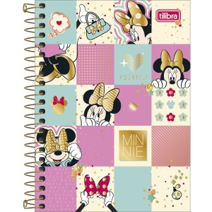 CADERNETA 1/8 80FLS MINNIE TILIBRA