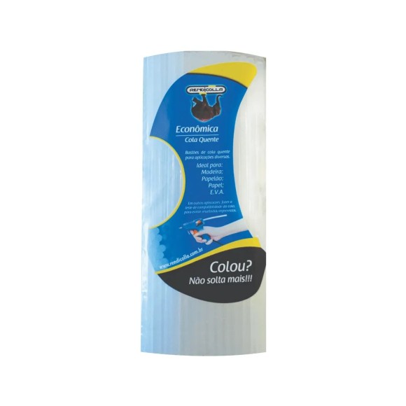 Pacote Refil Cola Quente Fina Diam. 7,5mm 1KG RENDICOLLA