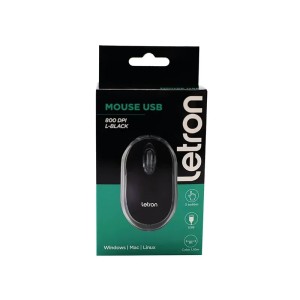MOUSE USB OPTICO PRETO REF.EO-101 EVOLUT