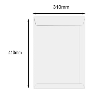 ENVELOPE SACO 310X410 BRANCO CAIXA C/100 FORONI | SCRITY