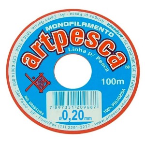 LINHA DE NYLON N0.20 C/100M ARTPESCA