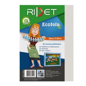 Tela Arte Para Pintura 20X29cm Ecotela RIDET NOVAPRINT Ref.010060