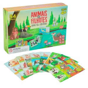 Jogo Da Mamória Animais e Filhotes COLUNA