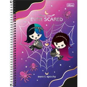 CADERNO UNIVERSITARIO 10 MATERIAS 160FLS PLUSH POISO TILIBRA