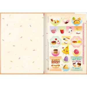 CADERNO BROCHURA 1/4 80FLS TASTE CAPA DURA TILIBRA