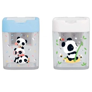 Apontador 2 Furos Com Depósito Panda TILIBRA