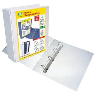 Fichário Oficio 4 Argolas 4cm Branco ACP