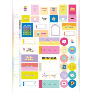 Bloco Fichário Colegial 80fls Happy Tiliflex TILIBRA