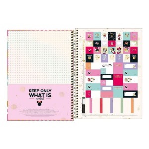 CADERNO UNIVERSITARIO 10 MATERIAS 160FLS MINNIE TILIBRA