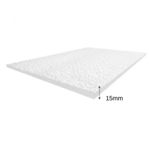 PLACA DE ISOPOR 15MM 1,00MTX0,50MT