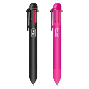 Caneta Esferográfica 0.7mm Com 6 Cores RC6 Tilibra