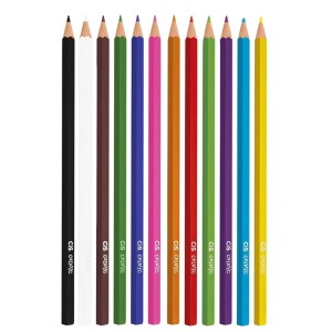 LAPIS DE COR 12 CORES CRIATIC CIS