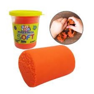 Massinha Base Amido 500gr Laranja Soft ACRILEX