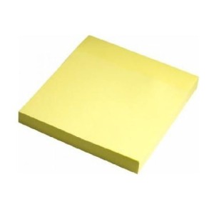 Bloco Adesivo 76x76 Amarelo Com 100 Folhas Ref.KZ2003A KAZ
