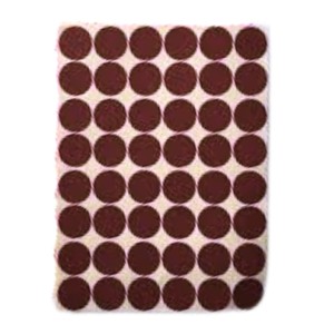 ETIQUETA BOLINHA DIÂMETRO 12,0 MARROM TP-12 C/350 ETQS TOK DE OURO