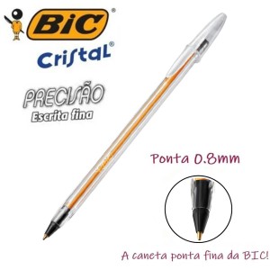 Caneta Esferografica 0.8mm BIC Preta