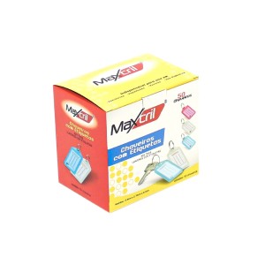 Chaveiro Com Etiqueta Organizador Waleu 50 Unidades