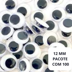 Olho Móvel N°12 Com 100 Unidades