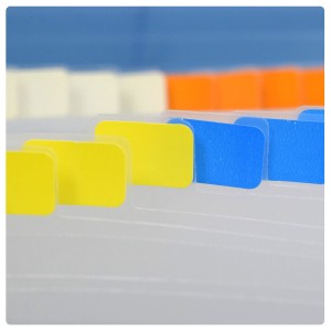 Pasta Sanfonada Plastica Duplicata 31 Divisorias Cristal 240X180mm Ref.KZ4212-31 KAZ