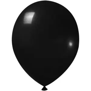 Bexiga 7.0 Preta Com 50 Unidades Pic Pic - SÃO ROQUE