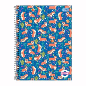 Caderno Universitario 1 Materia 80fls Pepper Feminino Capa Dura TILIBRA