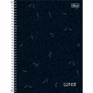 Caderno Universitario 1 Materia 80fls Lunix Cores Capa Dura TILIBRA