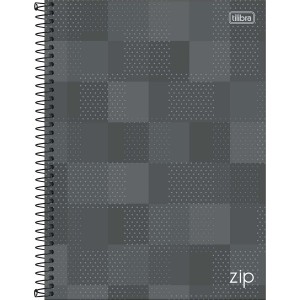 Caderno Universitario 1 Materia 80fls Zip Cores Capa Dura TILIBRA