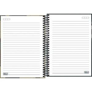 Caderno Universitario 1 Materia 80fls Zip Preto Tilibra