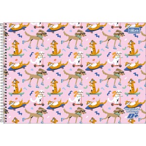Caderno Desenho 96fls D+ Feminino Capa Dura TILIBRA