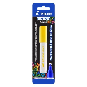 Caneta Pintor Média ( M ) 1.4 Amarela Blister - PILOT