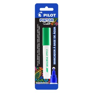 Caneta Pintor Média ( M ) 1.4 Verde Blister - PILOT