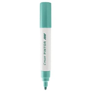 Caneta Pintor Média ( M ) 1.4 Verde Metálico Blister - PILOT