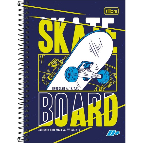 Caderno Espiral Pequeno 1/4 96fls D+ Capa Dura TILIBRA