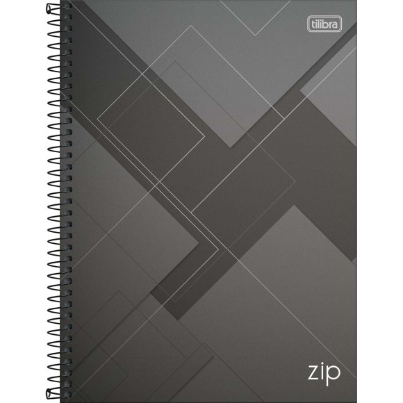 Caderno Universitario 1 Materia 96fls Zip Cores Capa Dura TILIBRA